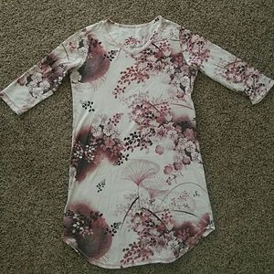 Soma Intimates Cotton Night Gown Sleep Shirt Small